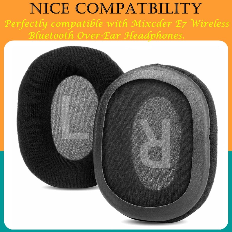TaiZiChangQin E7 Upgrade Ear Pads Replacement Compatible with Mixcder E7