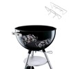 OLIGAI Stainless Steel Charcoal Rails for Weber Charcoal Grill,Indirect BBQ