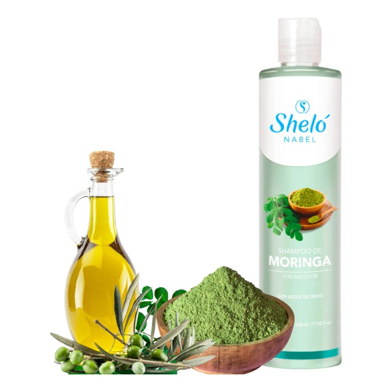 Shampoo Moringa Protector Hidrata Repara Sheló Nabel 530ml