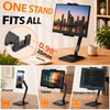 Urmust Dual Arm 15.6" Portable Monitor Stand with 360° Rotating
