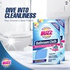 2pk Buzz Bathroom Cleaning Cloths with Germ Shield, Streak-Free Bathroom