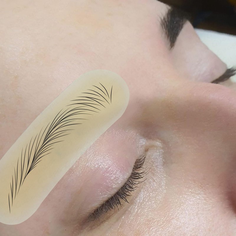 Guapa 10PCS Eyebrow protection waterproof tape Tattoo Real Operation Transfer
