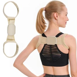 Back Straightener Back Support Belt Posture Correction Men Women Adjustable Back Support Back Stabiliser (M)