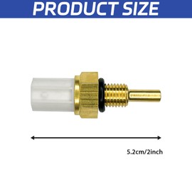 QKYS 1PCS Coolant Temperature Sensor, 37870-PNA-003 37870-PLC-004 Engine Water Coolant Temperature Sensor, Compatible with 2003-2007 Accord CR-V, 2001-2011 Honda Civic Element, Pilot RL TSX S2000