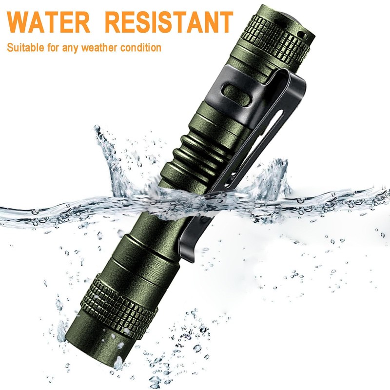 Beieverluck 10 Pack Small Mini Flashlights, Pocket Flashlight Penlight with