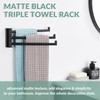 APLusee Swivel Towel Rack, 304 Stainless Steel Foldable Towel Bar