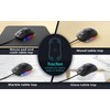 C306 USB Computer Mouse Wired,Lightweight Wired Mouse with Honeycomb Shell,