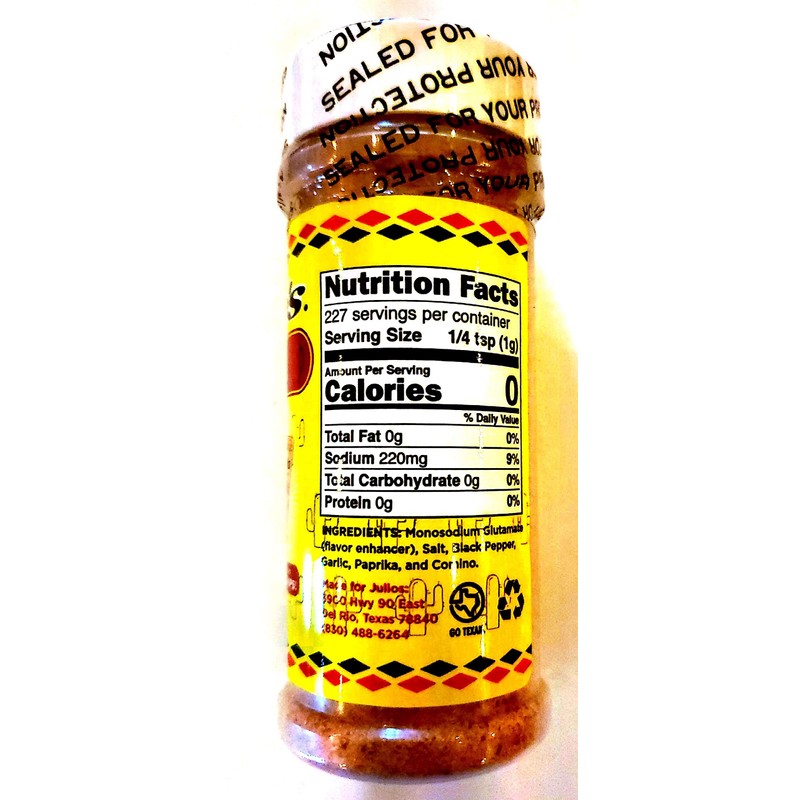 Julio's Seasoning 8oz (3 Pack) by Julio's