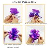 sxvblly 6 PCS Large Pull Bows 6 Inch Red Bows