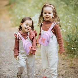 I IHAYNER Birthday Gifts for 3 4 5 6 7 8 9 10 11 12 13 Year Old Girls Small Initial Sling Bag for Travel Cute Crossbody Bag (Purple-N