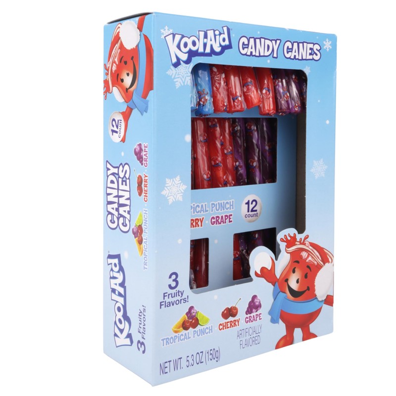 Kool-Aid Candy Canes 12 Ct, 5.53 oz