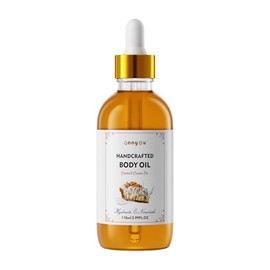 Gaayou-Aceite corporal de tarta de crema de coco Aceite corporal artesanal Aceite de coco hidratante Aceite corporal jugoso con aroma reconfortante y relajante para todo tipo de piel