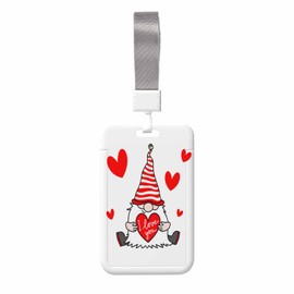 Numbland Badge Holder Valentine's Day Love,Key Card Holder Case for Teacher Nurse Doctor Student Office Presents for Coworkers