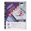 Snopake A4 Polyfile RingBinder Popper Wallet – Clear [Pack of