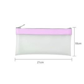 Pack of 8 Wallet, Bank Bag, Document Folder A5, Document Bag with Zip, Small Waterproof, Banknote Storage, Mini for School Business, 22.5 x 10.5 cm