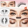 LASHVIEW Magnetic Eyelashes with Applicator, Soft Magnetic Lashes Natural Look