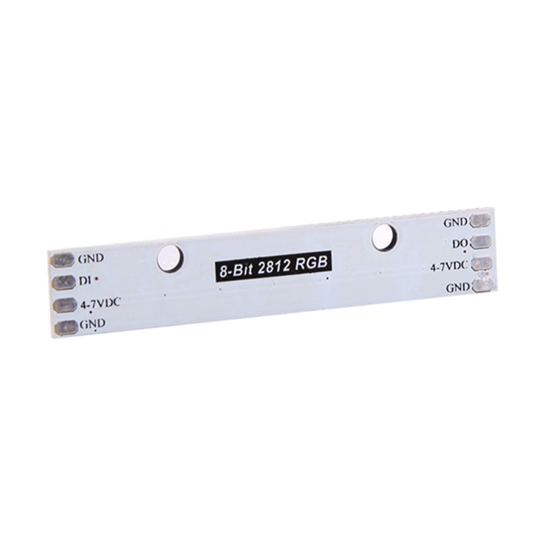 Ahvqevn 8 x WS2812B 5050 RGB Powered LED Strip Built-in