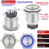 UL Listed 19mm 15Amp Push Button Switch Latching 110V-120V AC/DC