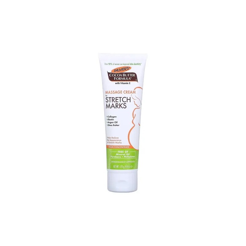 Palmers Crema de Masaje Antiestrías, Mejora Elasticidad, 125 ml