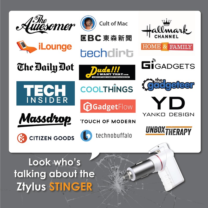 Ztylus Stinger Plus USB Emergency Escape EDC Tool: Life-Saving Rescue