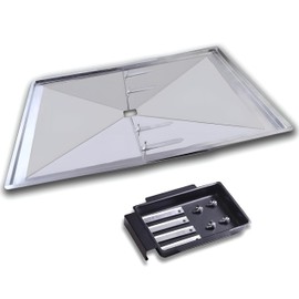 OUTDOOR BAZAAR Replacement (30-33 inches) Grease Tray for 5/6 Burner BBQ Gas Grills from Nexgrill grease tray replacement 6 burner, Dyna Glo, Kenmore, Charbroil, Backyard Grill, BHG, Uniflame and more