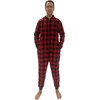 #followme Adult Onesie Pajamas Buffalo Plaid 65954-10195-XXL