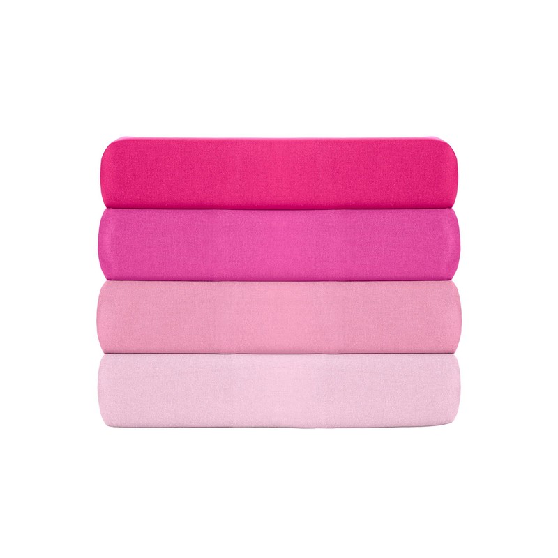 Soft Cotton Pillowcase Set (2 Pieces), Dusty Rose, 80 x