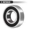 Motoforti Universal 6003-2RS Deep Groove Ball Bearing Double Sealed, 2pcs