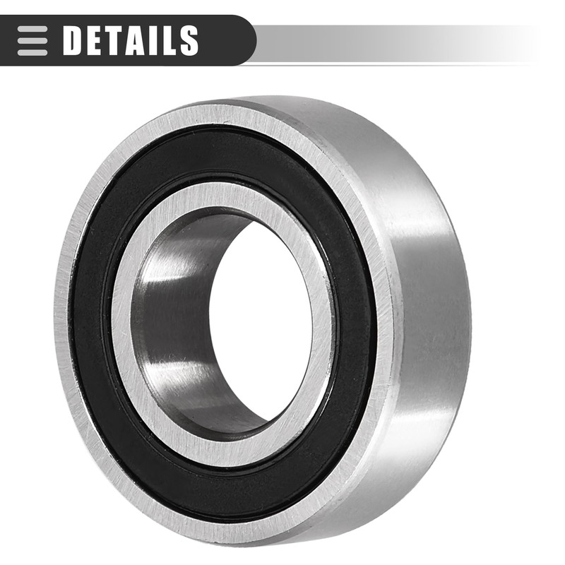 Motoforti Universal 6003-2RS Deep Groove Ball Bearing Double Sealed, 2pcs