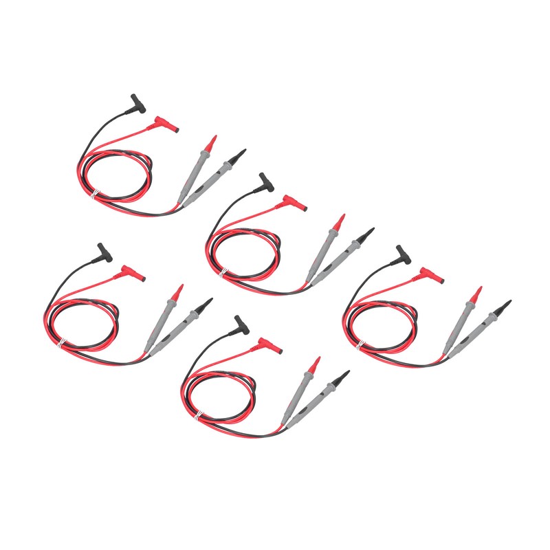 5Set HC136‑T 1000V 20A Multimeter Test Leads Universal Digital Gold