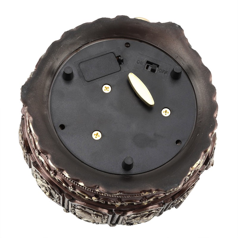 Vintage Music Box with 12 Constellations Rotating Goddess Twinkling LED
