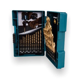 Makita Juego de Brocas para Metal 18 Piezas HSS-TIN D-70471