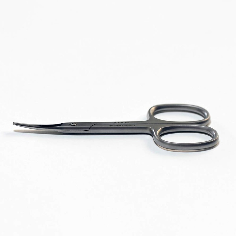 AXiON German Stainless Steel Baby Scissors / Nose Hair Cutting