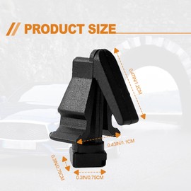 15PCS Black Nylon Front Grille Bumper Cover Retainer Fastener 76882-0M060 Compatible with Nissan Infiniti Titan 240SX Altima Cube Frontier Krom SL Murano NV Pathfinder Xterra FX35 FX45 G35 M35 M45 Q45