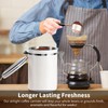 Esilihom Airtight Coffee Bean Storage, 1800ML Coffee Container, Stainless Steel