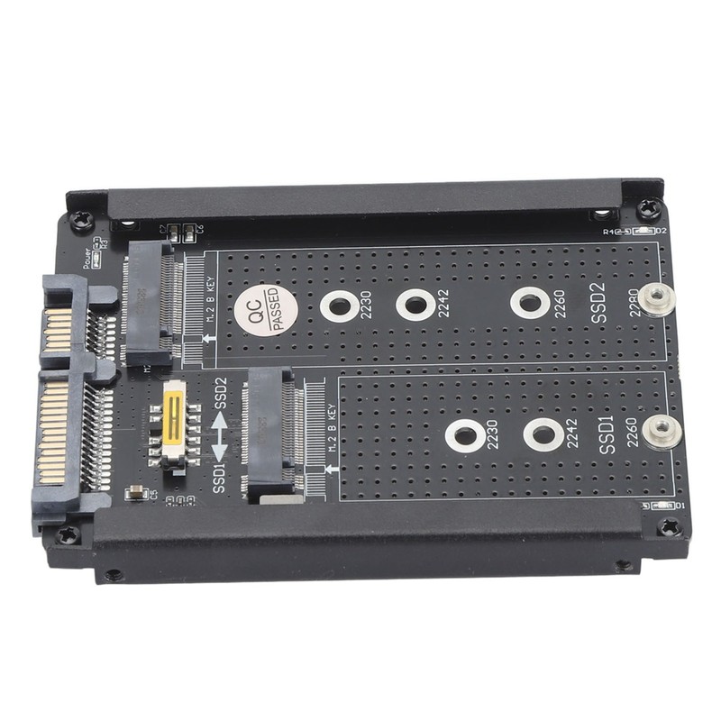 Dual NGFF B M Key M.2 SSD Card 6Gbps SATA