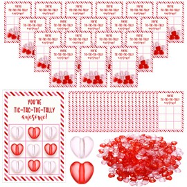 Seenelling 30 Sets Valentines Day Gifts Tic Tac Toe Strategic Board Game Valentines Day Party Favors Exchange Prizes Appreciation Gifts for Friends Employees Coworkers