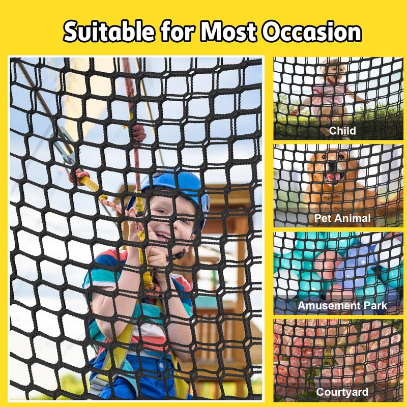 Climbing Net for Kids - 14.8FT x 9.9FT Double Layers