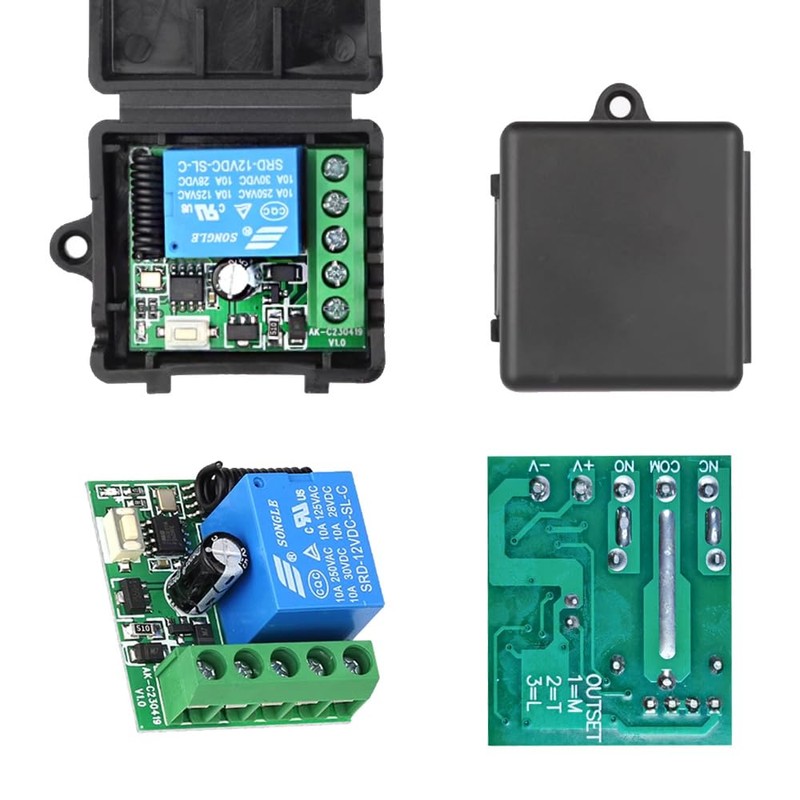 Gebildet 433MHz Universal Remote Control Switch Wireless DC 5-30V 1