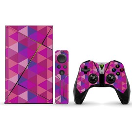 MightySkins Skin Compatible with NVIDIA Shield TV (2017) wrap Cover Sticker Skins Pink Kaleidoscope