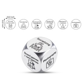 National Boyfriend Day Gifts for Him Santa Swap Gift Exchange Dice Valentines Day Gifts for Him Her Decision Gifts for Boyfriend Girlfriend Husband Wife Couple Anniversary Activity Date Night Gifts