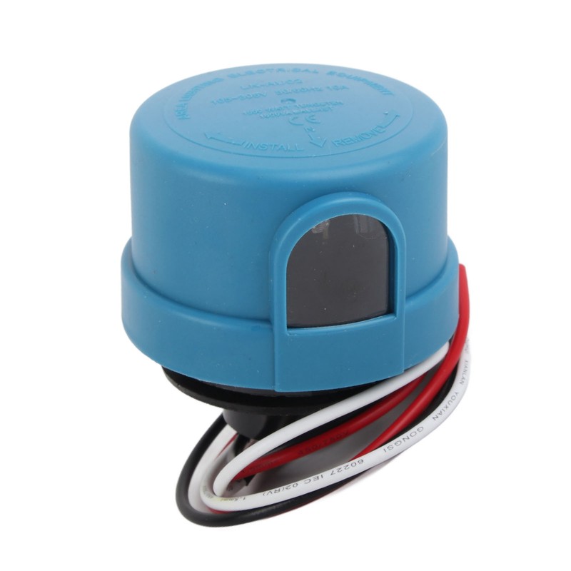 Photocell Sensor Auto Photoelectric Switch Light Controller Waterproof 105‑305V 10A