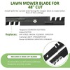 Qopaw 3 Pack Mower Blade for 173921 Compatible with Husqvarna,