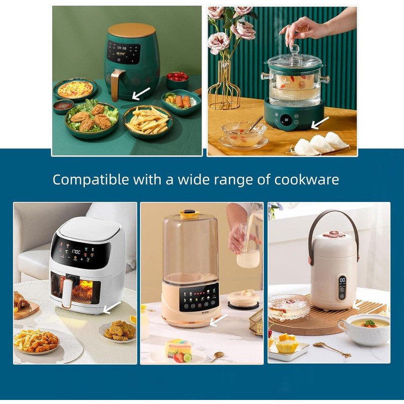 Replaceable Rubber Feet for Slow Cooker, Prevent Marks, Scratches and
