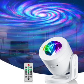 Starry Sky Projector, Galaxy Projector Remote Control Timer Night Light Starry Sky Bluetooth LED Starry Sky Adults Children Star Projector for Party Bedroom Home Cinema (White)