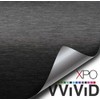 VViViD Black Brushed Metallic Air-Release Adhesive Vinyl Pinstripe Tape Roll