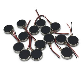 BestTong 15 PCS 10mmx3mm Mini Vibration Motors DC 3V 12000rpm Flat Coin Button-Type Micro DC Vibrating Motor for Mobile Cell Phone Pager Tablet Household Appliances