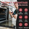 Heat Resistant Sealant for Oven and Microwave, -60°C to 300°C