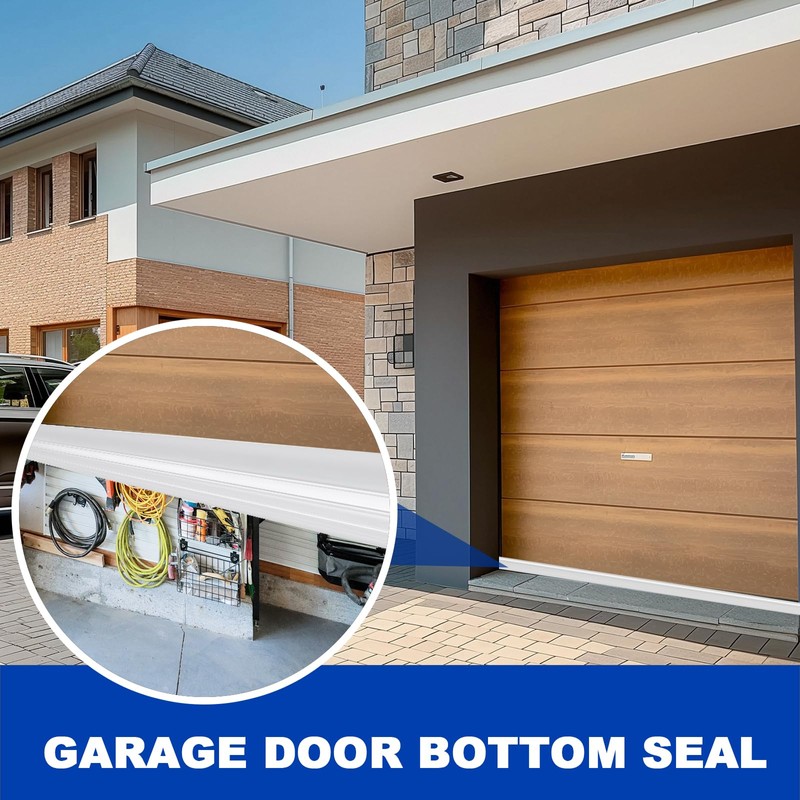DGSL Garage Door Seals Bottom Rubber Weather Stripping Sealing Strip