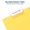 Avery Hanging File Folder Tabs and Inserts, 1/5 Cut, Clear,